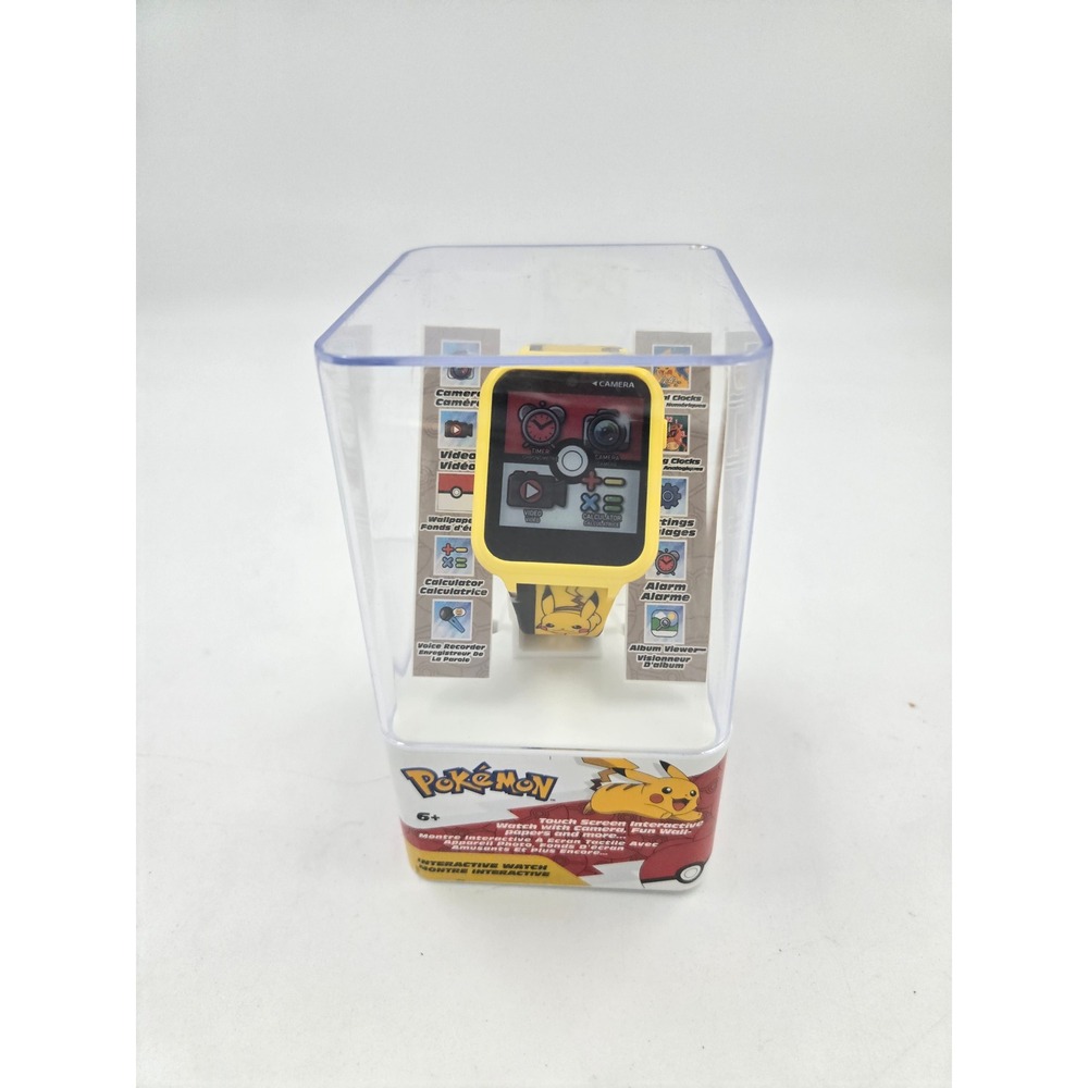 Pokemon Pikachu Interactive Touch Screen Smart Watch New in Box Yellow